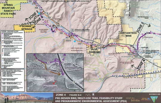 Red Rock Legacy Trails Zone 4 Map