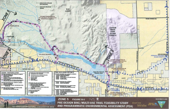 Red Rock Legacy Trails Zone 5 Map